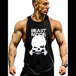 Bodybuilding Gym Tank Tops Sleeveless Workout Shirt